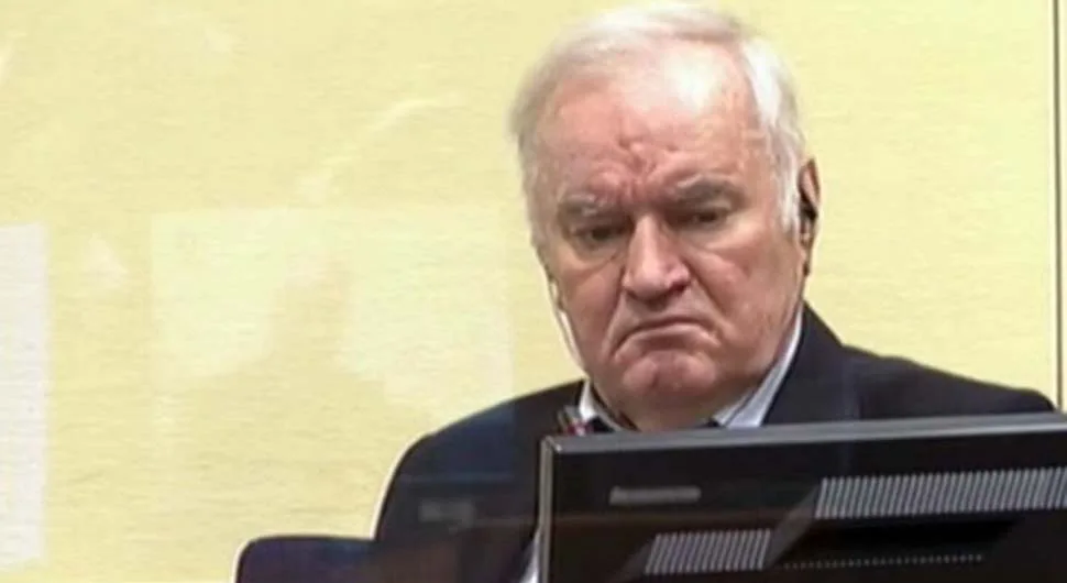 General Mladić i dalje slab i ne može na noge