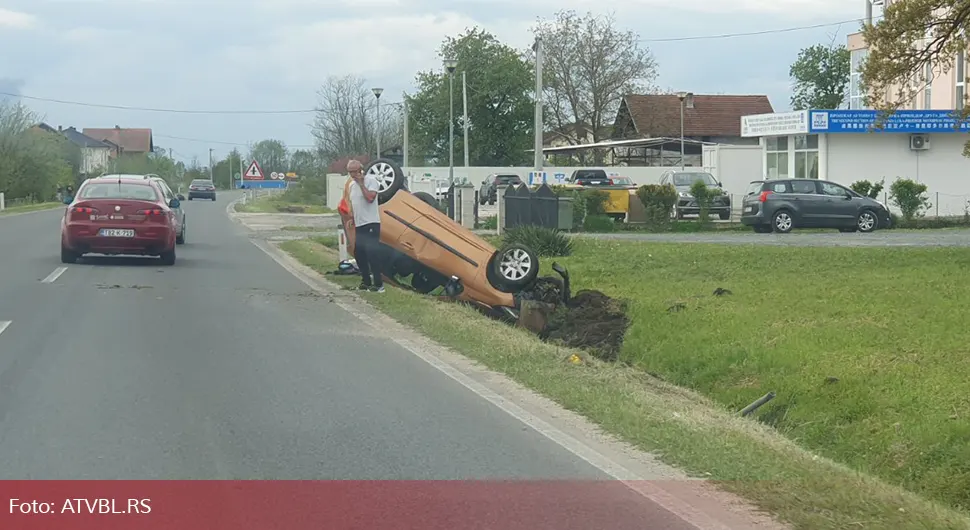 Pežo završio na krovu