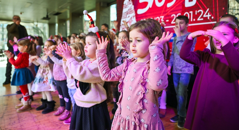 Mališani proslavili Novu godinu u Banjaluci