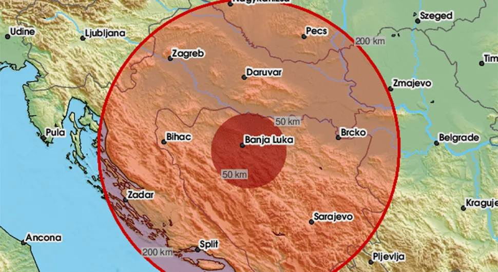 Ponovo drhti tlo: Banjaluka se opet tresla