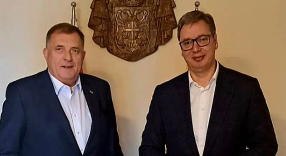 Sastali se Dodik i Vučić: Poznato o čemu su razgovarali