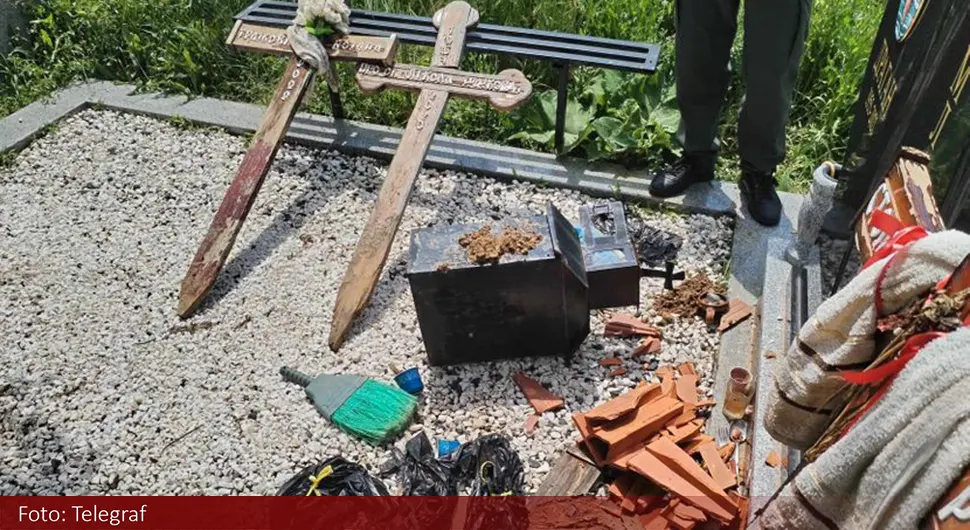 Užas na Kosovu: Oskrnavljeno pravoslavno groblje, vršeni satanistički rituali