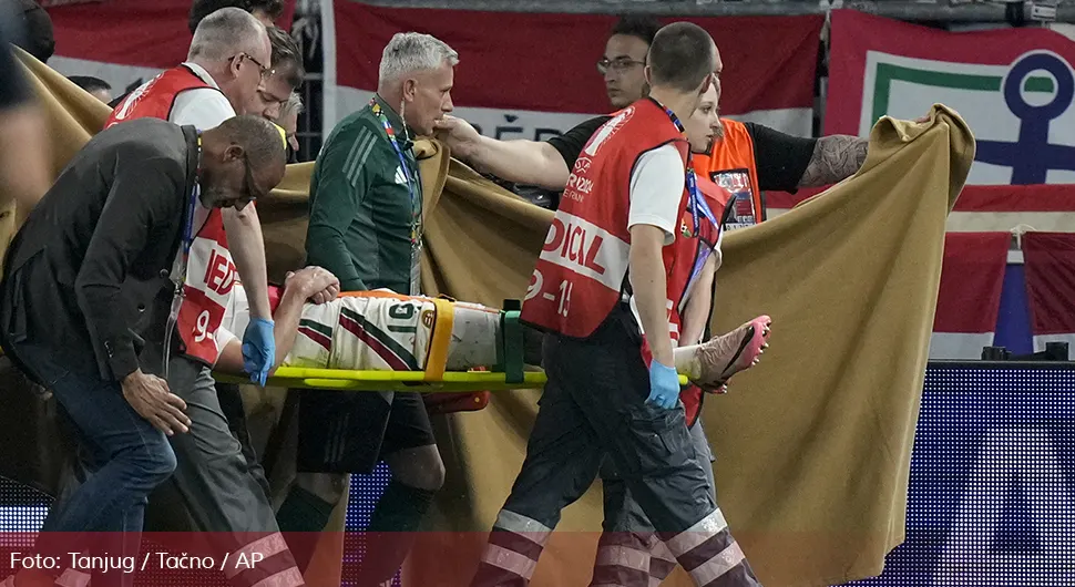Poznato stanje fudbalera Mađarske nakon stravičnog sudara sa golmanom