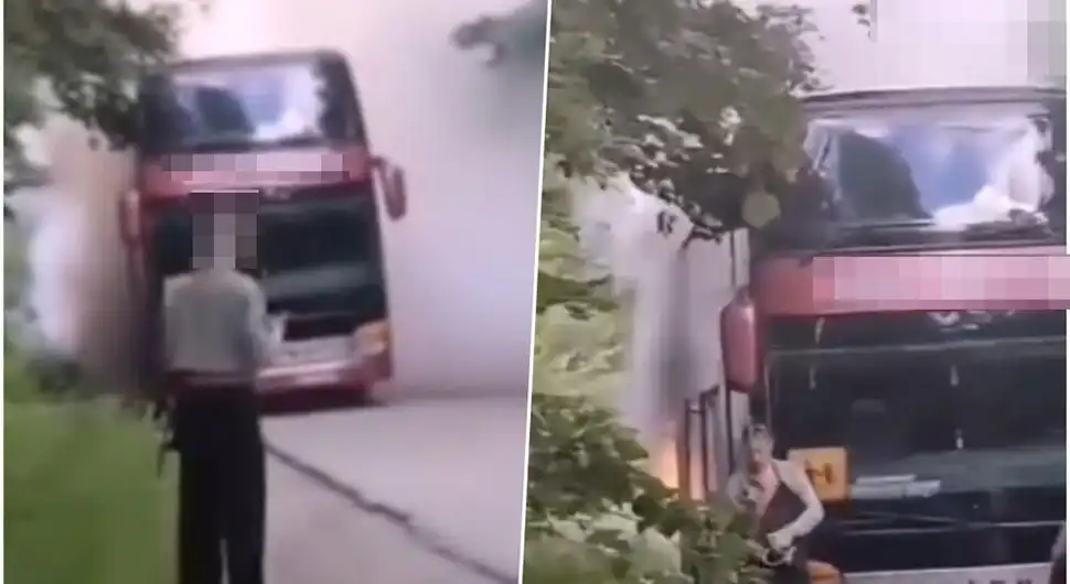 Умало трагедија: Аутобус превозио ђаке, било 76 путника