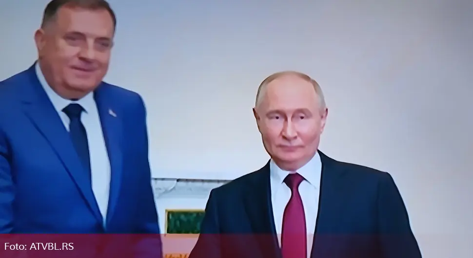 Додик Путину: Запад нервозан јер се не придружујемо санкцијама
