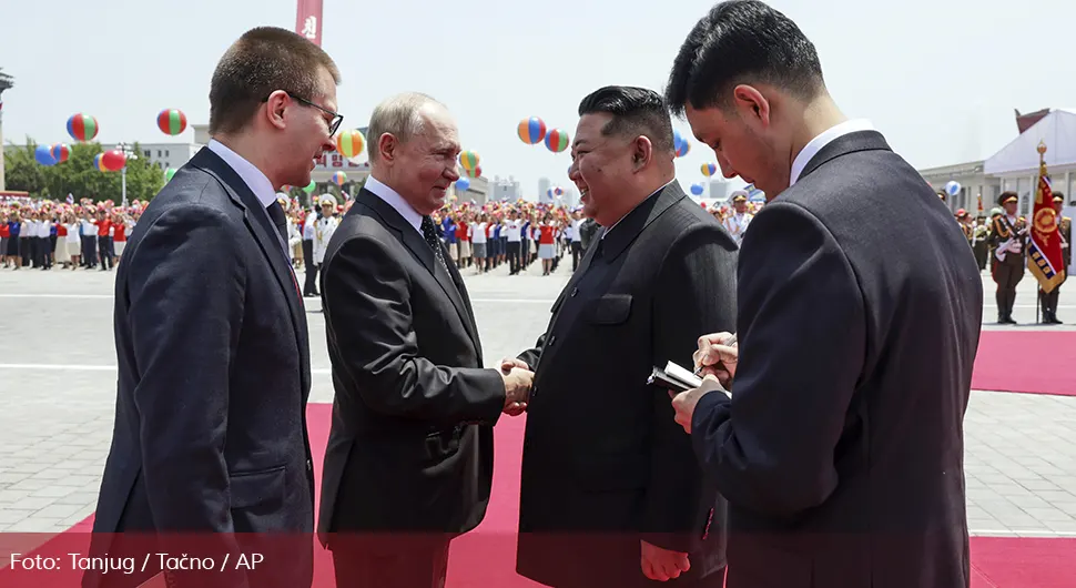 Путин одликован највишим орденом Сјеверне Кореје