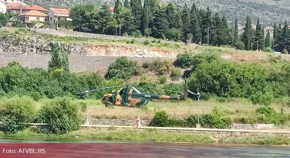 Хеликоптер Еуфора слетио у Требиње
