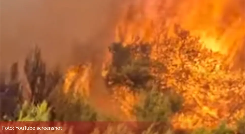Огроман пожар код Трогира, угрожени објекти