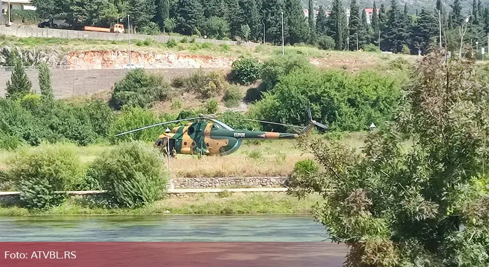 Хеликоптер ЕУФОР-а узнемирио Требињце