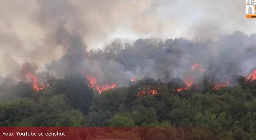 Velik požar u Hrvatskoj, čuju se detonacije