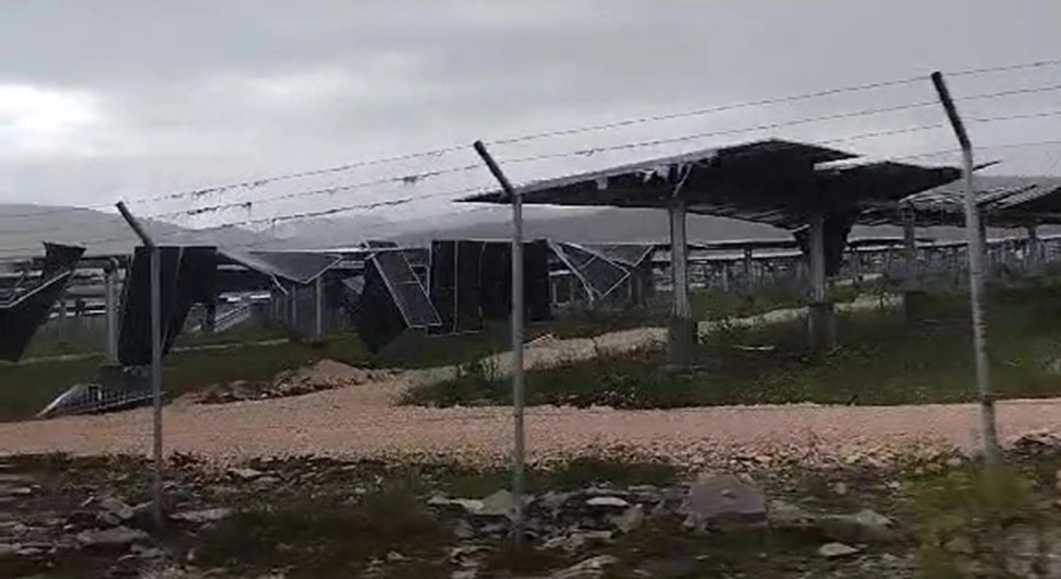 Ogromna šteta na solarnoj elektrani poslije nevremena