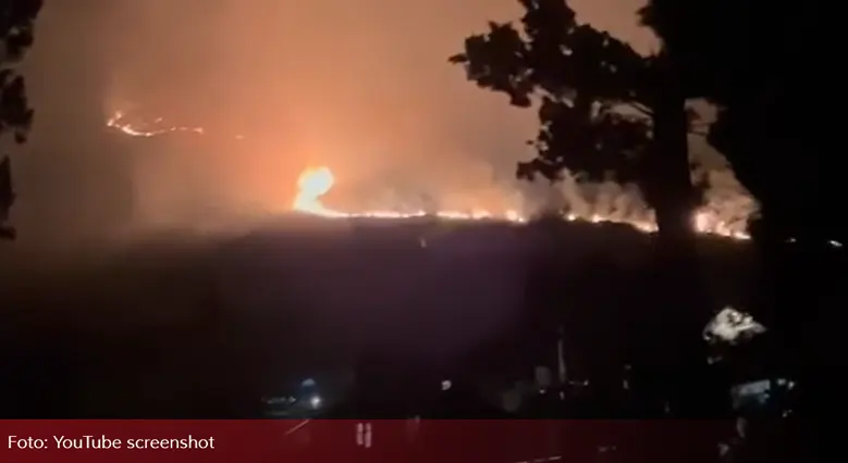 Букти пожар у Црној Гори: Ватра се спустила до кућа, мјешта се жале на отежано дисање