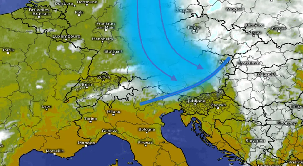 Meteorolozi upozoravaju - stiže sa sjeverozapada