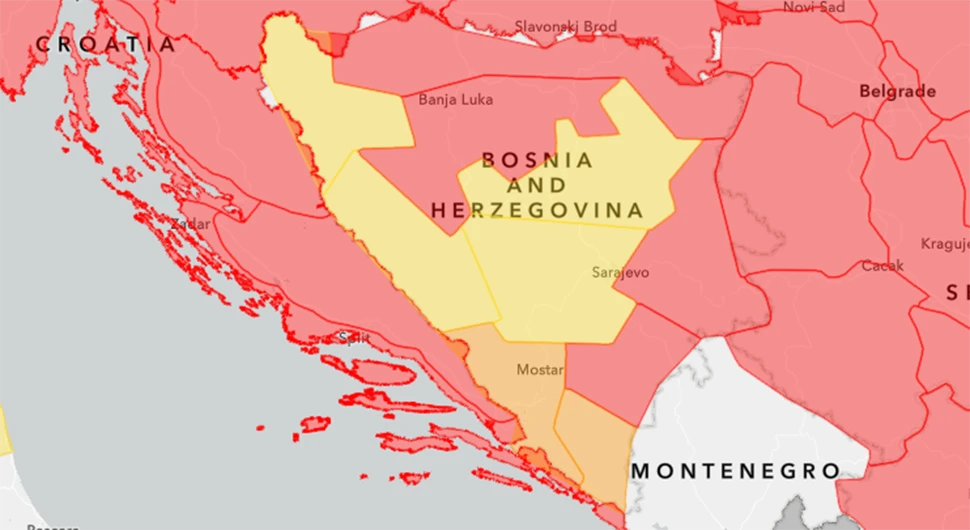 Srpska u crvenom: Maksimalna 41 stepen