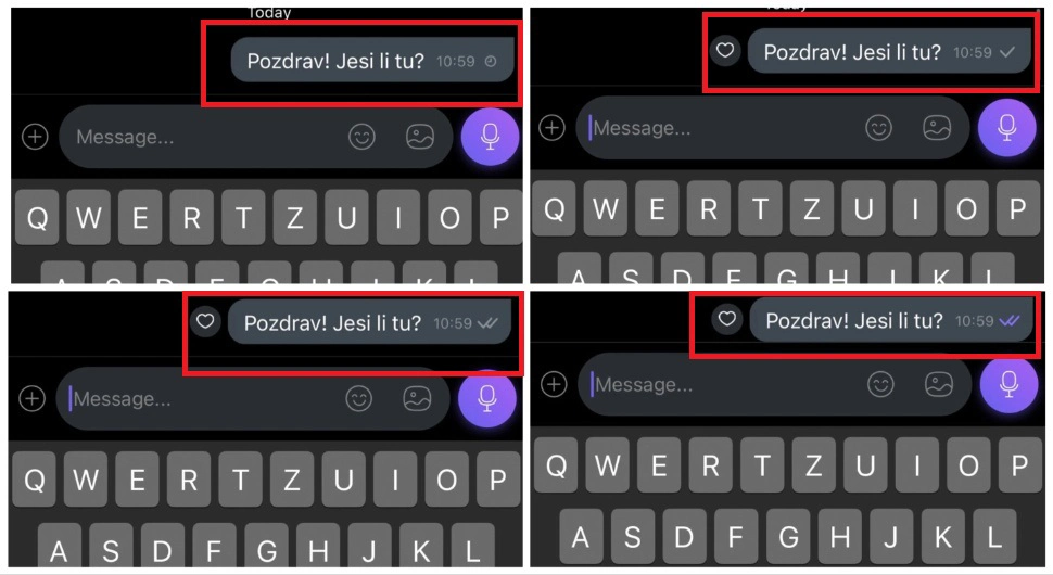 Kako da znate da li ste uspješno poslali poruku na Viberu i da li je pročitana?