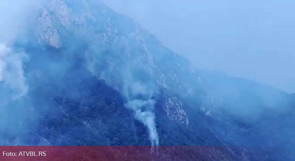 Požar na Tjentištu ne miruje, novi snimak najbolje pokazuje razmjere katastrofe