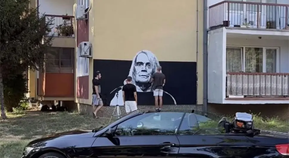 Bora Đorđević dobio mural na dan sahrane