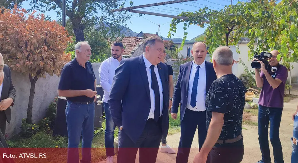 Predsjednik Srpske posjetio višečlanu porodicu Prtilo u Trebinju