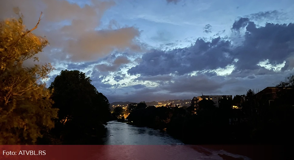 Oblaci i vjetar nad Banjalukom, aktivan meteoalarm