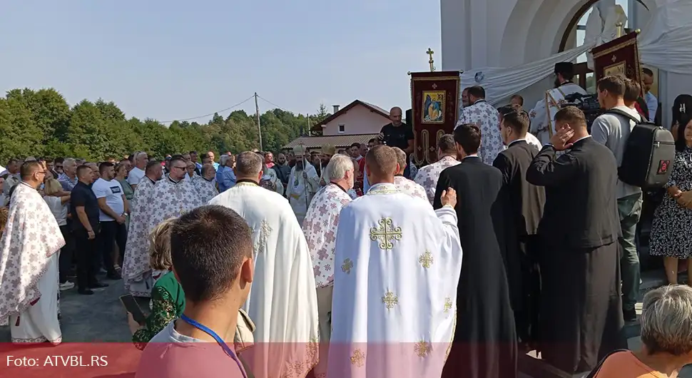 Osveštanje novog hrama Svetog Proroka Ilije