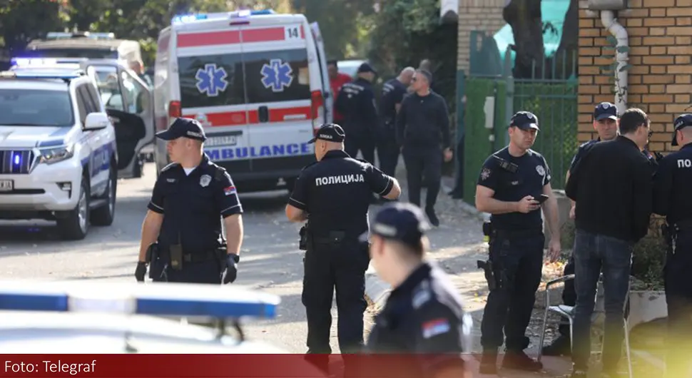 Prve fotografije sa mjesta pucnjave u Beogradu: Upucao sina i suprugu u kući