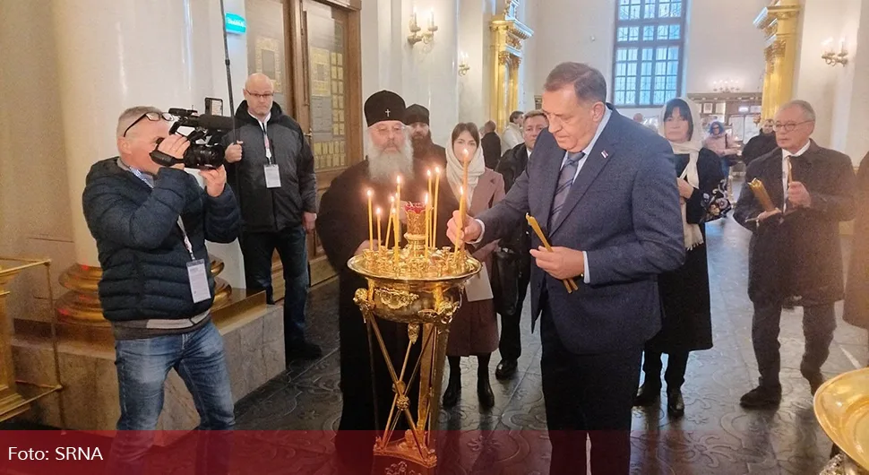 Predsjednik Dodik posjetio Hram Kazanjske ikone majke Božije