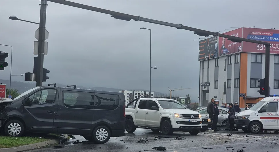 Petogodišnje dijete povrijeđeno u sudaru kod Kramara