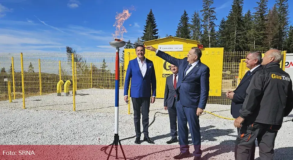 Gasovod Pale-Jahorina pušten u rad; Prisustvovao predsjednik Dodik