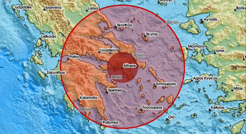 Грчку током 48 сати погодило више од 200 потреса, власти у приправности