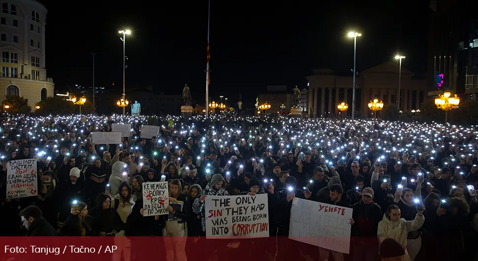 Hiljade građana u Skoplju odalo počast stradalima u požaru